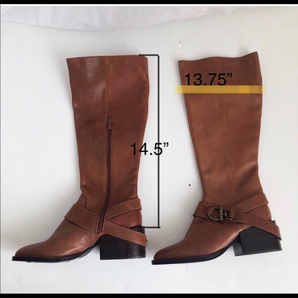 Design Lab Adelienne cognac tall riding boots - Picture 8 of 8